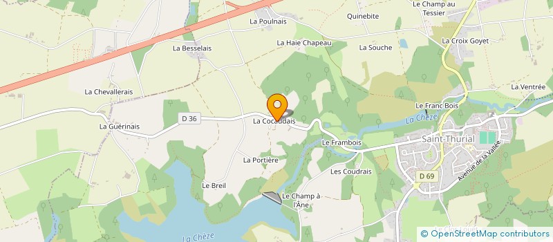 localisation de l'entreprise MONSIEUR JEAN ROZE à SAINT-THURIAL