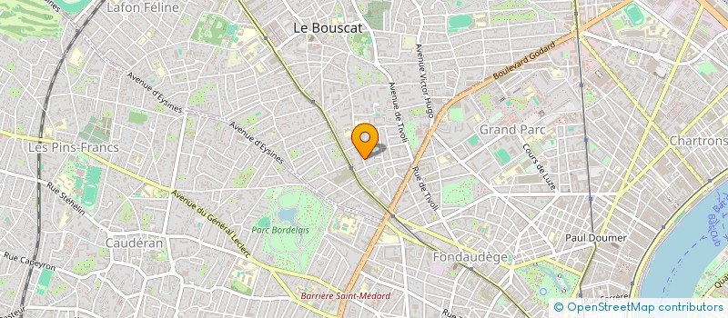 localisation de l'entreprise MONSIEUR JEAN ROZIER à LE BOUSCAT