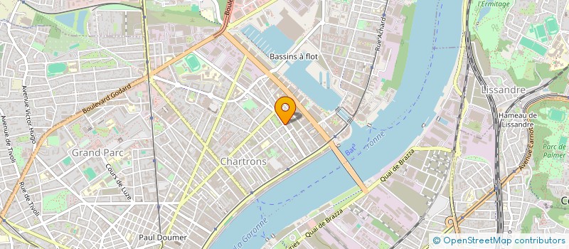 localisation de l'entreprise MONSIEUR JEAN ROZIERE  BORDEAUX