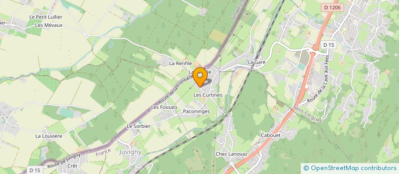 localisation de l'entreprise MONSIEUR JEAN RUAUD  JUVIGNY