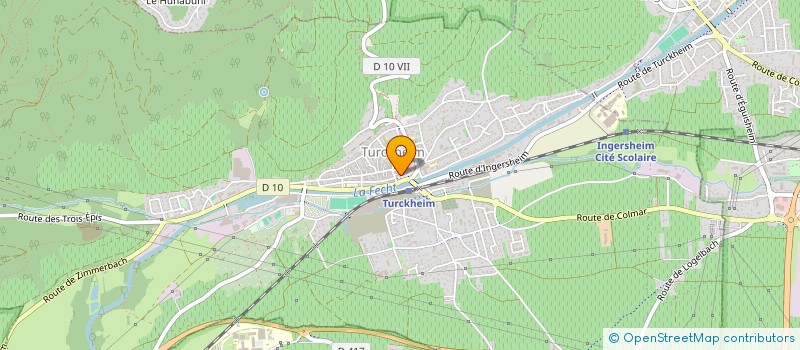 localisation de l'entreprise MONSIEUR JEAN RUBET  TURCKHEIM