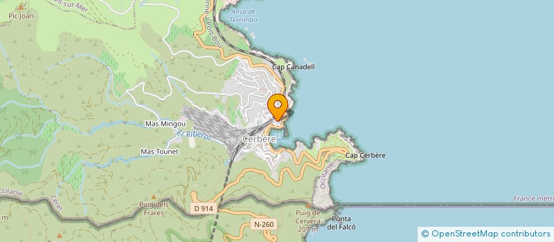 localisation de l'entreprise MONSIEUR JEAN RUBLON à CERBERE