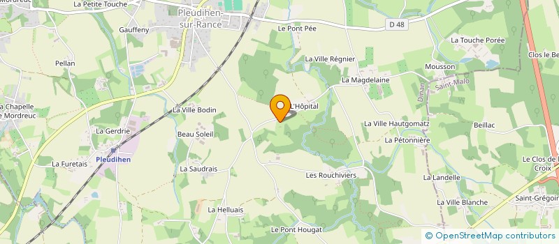 localisation de l'entreprise MONSIEUR JEAN RUCET à PLEUDIHEN-SUR-RANCE