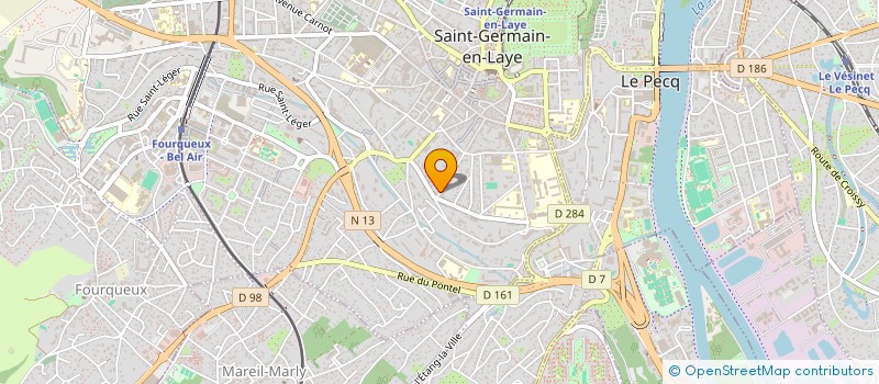 localisation de l'entreprise MONSIEUR JEAN RUDEL à SAINT-GERMAIN-EN-LAYE