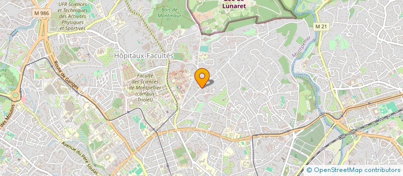 localisation de l'entreprise MONSIEUR JEAN RUDELLE à MONTPELLIER