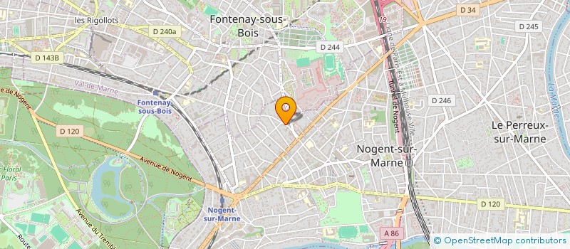 localisation de l'entreprise MONSIEUR JEAN RUDRAUF à NOGENT-SUR-MARNE