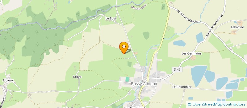 localisation de l'entreprise MONSIEUR JEAN RUE  BUSSY-ALBIEUX