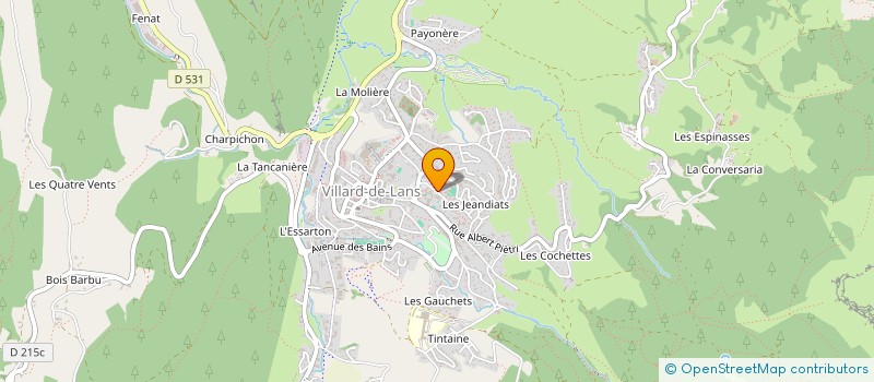 localisation de l'entreprise MONSIEUR JEAN RUEL  VILLARD-DE-LANS