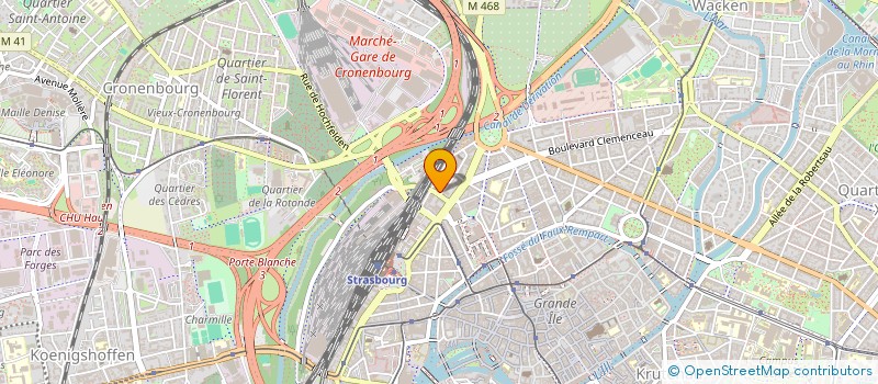 localisation de l'entreprise MONSIEUR JEAN RUFFIEUX  STRASBOURG