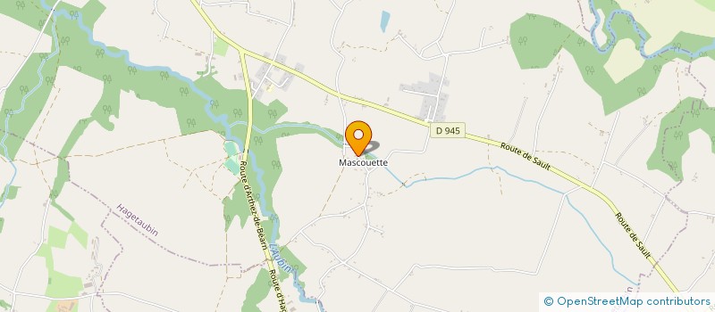 localisation de l'entreprise MONSIEUR JEAN RUIZ  HAGETAUBIN