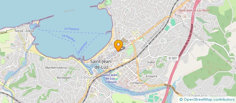 localisation de l'entreprise MONSIEUR JEAN RUSPIL à SAINT-JEAN-DE-LUZ
