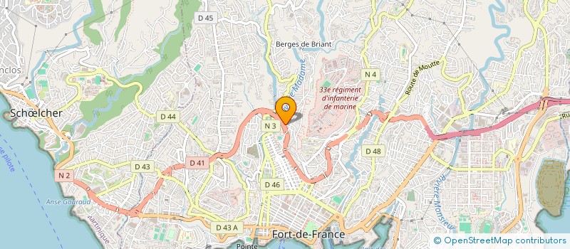 localisation de l'entreprise MONSIEUR JEAN RUSTER  FORT-DE-FRANCE