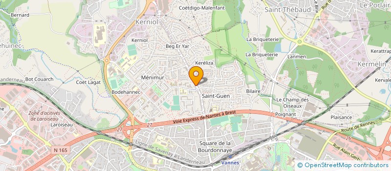 localisation de l'entreprise MONSIEUR JEAN RUVIRA à VANNES