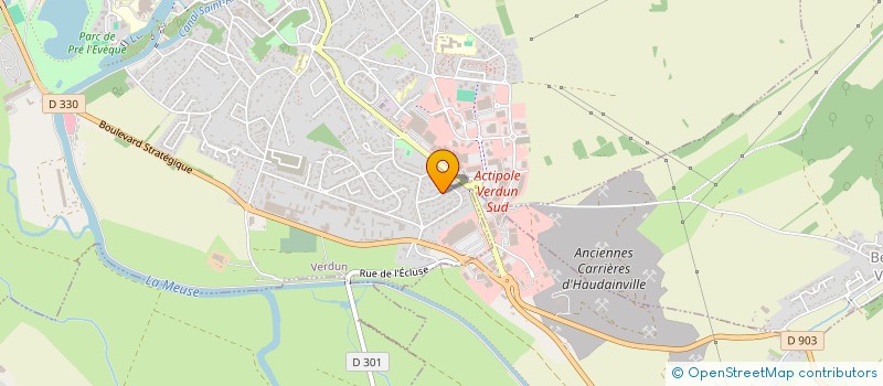 localisation de l'entreprise MONSIEUR JEAN RYCKELYNCK à VERDUN