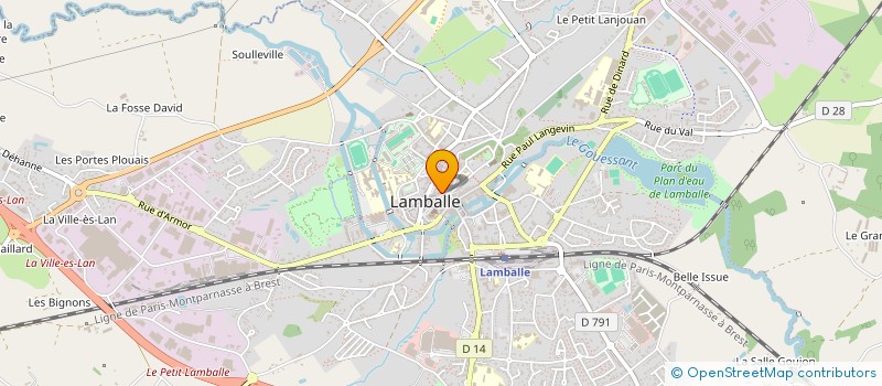 localisation de l'entreprise MONSIEUR JEAN SABA à LAMBALLE-ARMOR