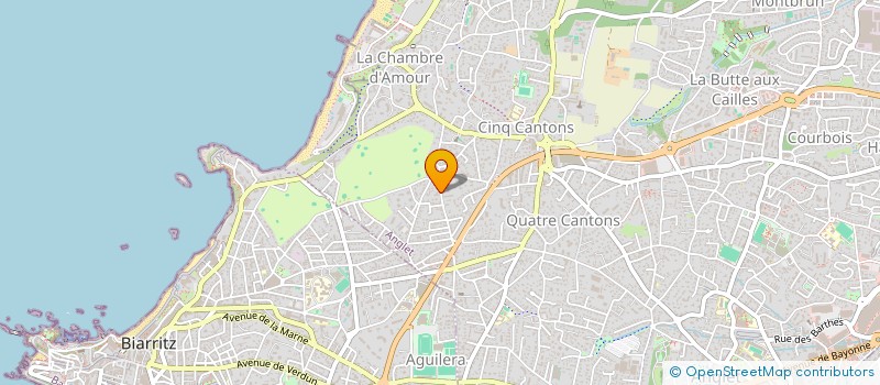 localisation de l'entreprise MONSIEUR JEAN SABALOUE  ANGLET