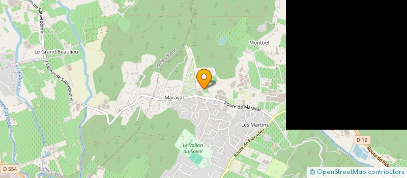 localisation de l'entreprise MONSIEUR JEAN SABBIO  LA CRAU