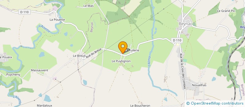 localisation de l'entreprise MONSIEUR JEAN SABOURDY à AIXE-SUR-VIENNE