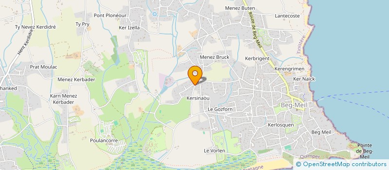 localisation de l'entreprise MONSIEUR JEAN SABOURIN à FOUESNANT