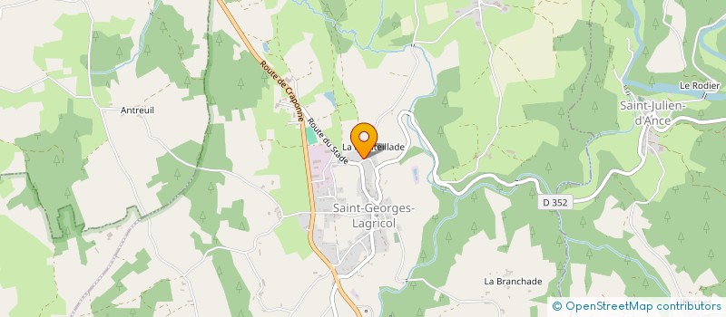 localisation de l'entreprise MONSIEUR JEAN SABY à SAINT-GEORGES-LAGRICOL