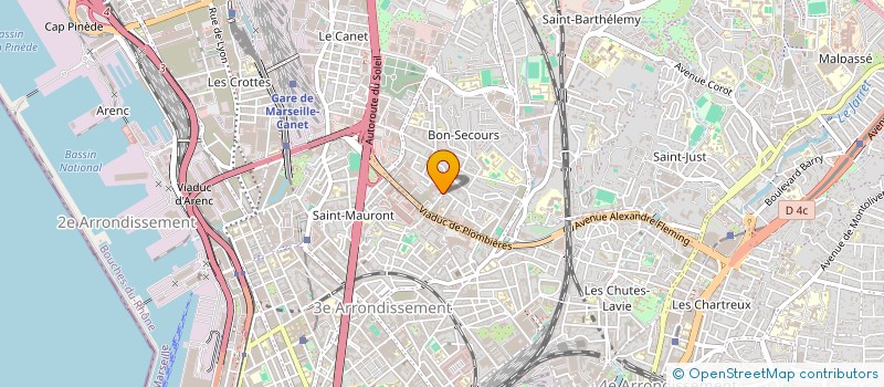 localisation de l'entreprise MONSIEUR JEAN SADALA à MARSEILLE