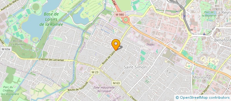 localisation de l'entreprise MONSIEUR JEAN SAECULA à TOULOUSE