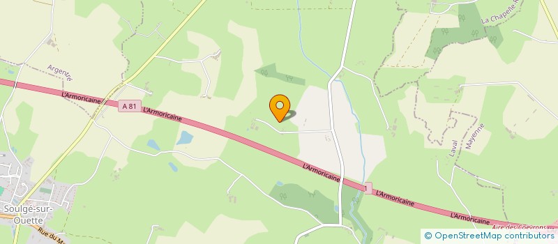 localisation de l'entreprise MONSIEUR JEAN SAGET  SOULGE-SUR-OUETTE