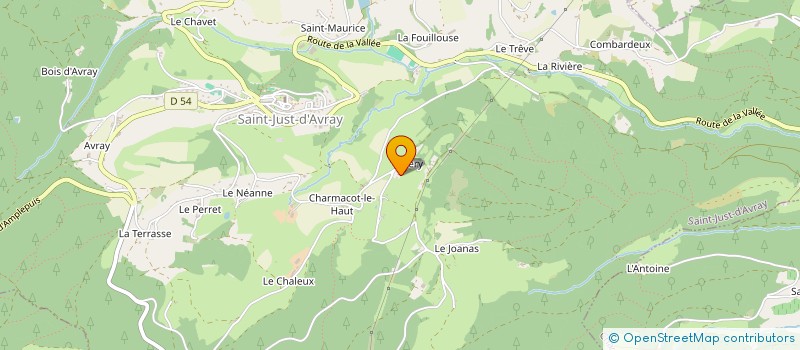 localisation de l'entreprise MONSIEUR JEAN SAGNY à SAINT JUST D'AVRAY