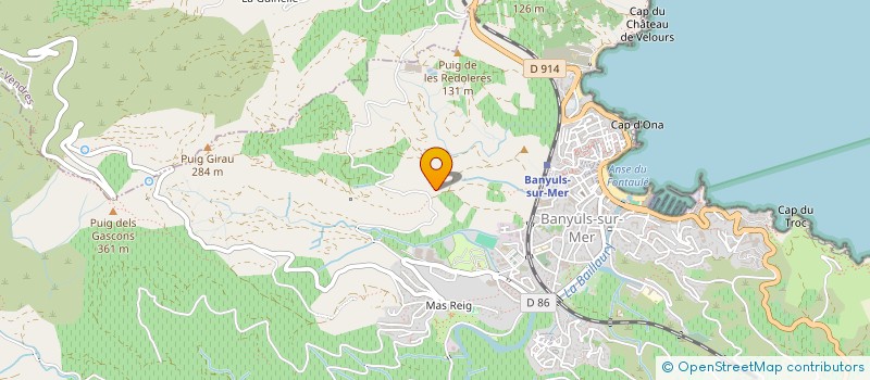 localisation de l'entreprise MONSIEUR JEAN SAGOLS  BANYULS-SUR-MER