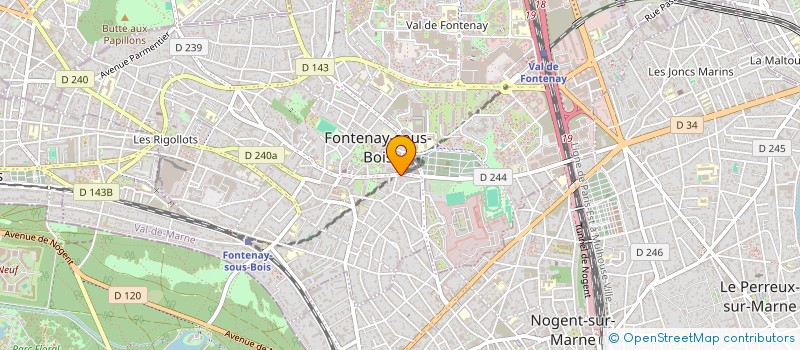 localisation de l'entreprise MONSIEUR JEAN SAGOT-DUVAUROUX à FONTENAY-SOUS-BOIS