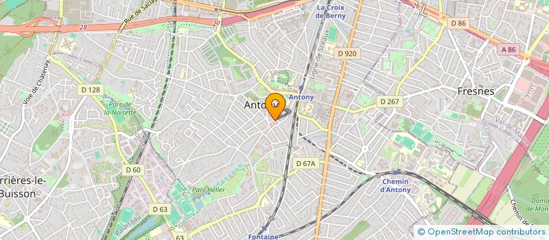 localisation de l'entreprise MONSIEUR JEAN SAGUEZ à ANTONY