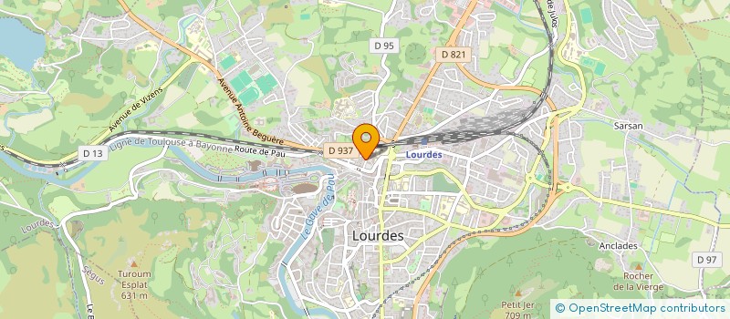 localisation de l'entreprise MONSIEUR JEAN SAINT  LOURDES