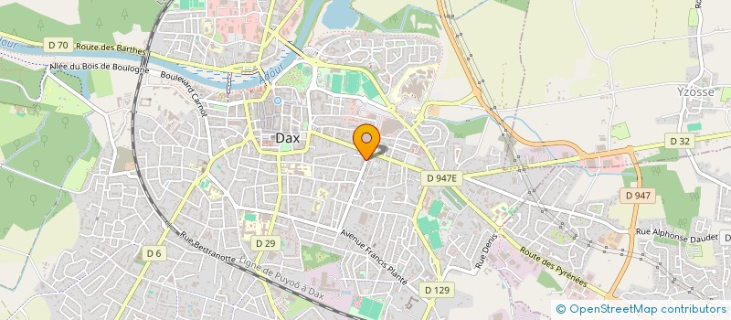 localisation de l'entreprise MONSIEUR JEAN SAINT à DAX