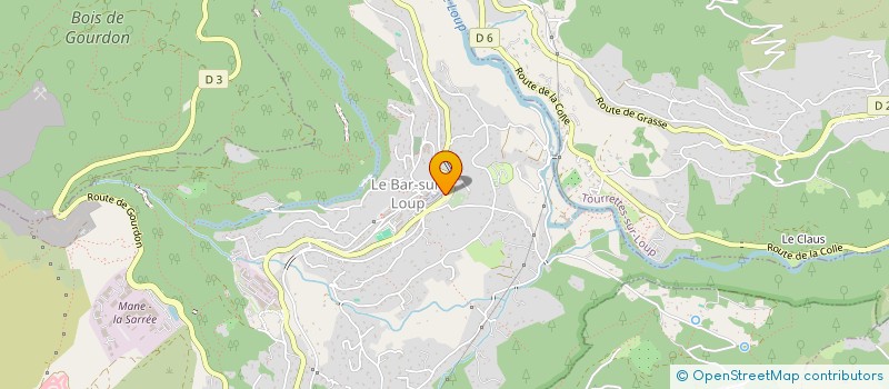 localisation de l'entreprise MONSIEUR JEAN SAINT-CAST à LE BAR-SUR-LOUP