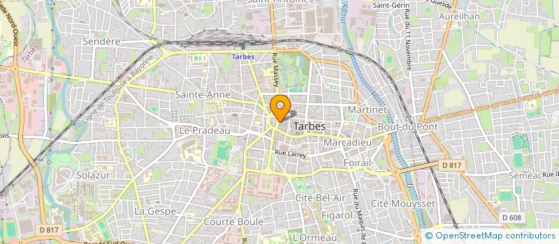 localisation de l'entreprise MONSIEUR JEAN SAINT-GERMA  TARBES