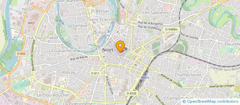 localisation de l'entreprise MONSIEUR JEAN SAINT MARTIN à NIORT