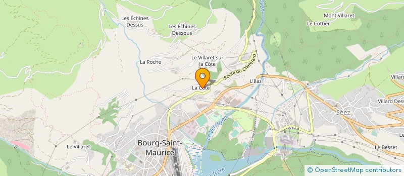 localisation de l'entreprise MONSIEUR JEAN SAINT MARTIN  BOURG-SAINT-MAURICE