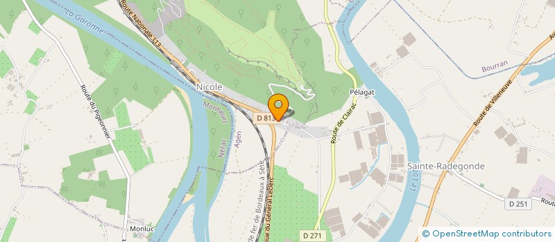 localisation de l'entreprise MONSIEUR JEAN SAINT MARTIN  NICOLE