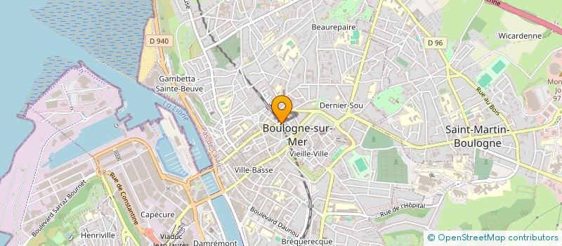 localisation de l'entreprise MONSIEUR JEAN SAINT RAYMOND  BOULOGNE-SUR-MER