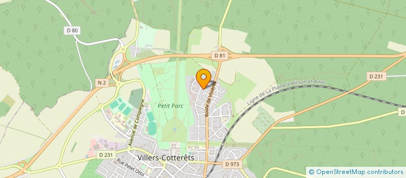 localisation de l'entreprise MONSIEUR JEAN SAINT-SULPICE  VILLERS-COTTERETS