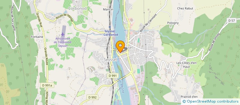 localisation de l'entreprise MONSIEUR JEAN SAINTE-BEUVE  SEYSSEL