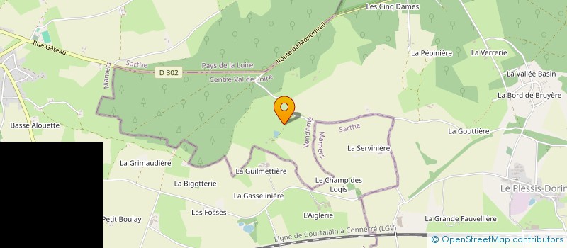 localisation de l'entreprise MONSIEUR JEAN SAISON  LE PLESSIS DORIN