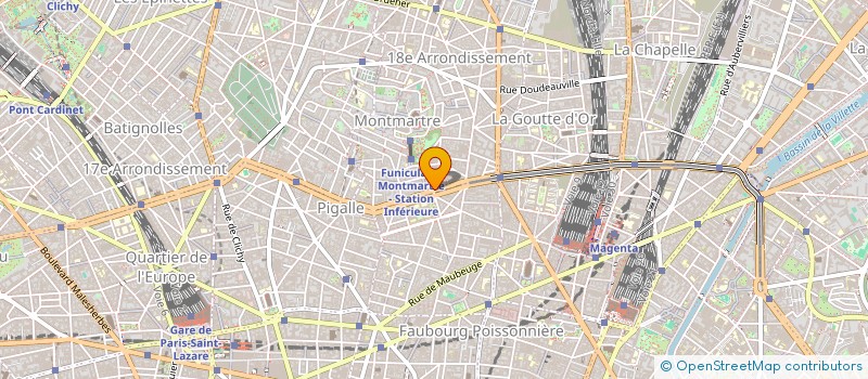 localisation de l'entreprise MONSIEUR JEAN SALABAJ  PARIS 18