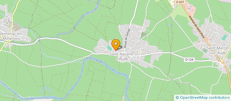 localisation de l'entreprise MONSIEUR JEAN SALAS  SAINT NAZAIRE D'AUDE