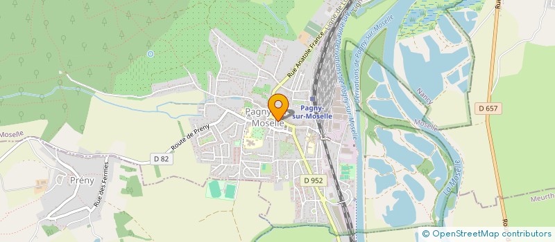 localisation de l'entreprise MONSIEUR JEAN SALAUN  PAGNY-SUR-MOSELLE