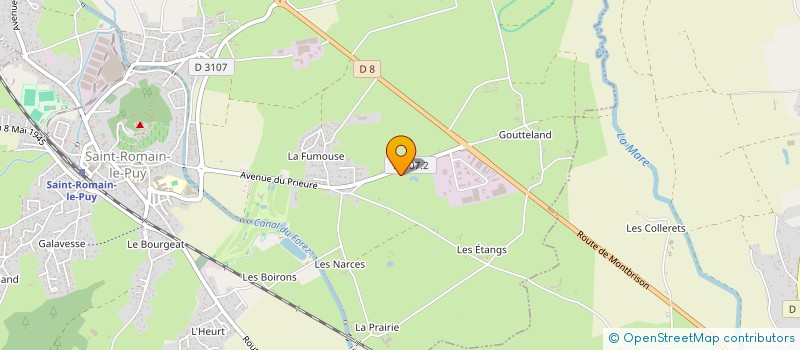 localisation de l'entreprise MONSIEUR JEAN SALAZARD  SAINT-ROMAIN-LE-PUY