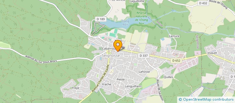 localisation de l'entreprise MONSIEUR JEAN SALDARKHAN  SEIGNOSSE