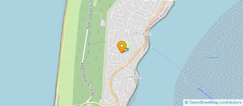 localisation de l'entreprise MONSIEUR JEAN SALET  LEGE-CAP-FERRET