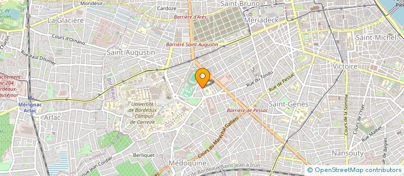 localisation de l'entreprise MONSIEUR JEAN SALIGNE à BORDEAUX