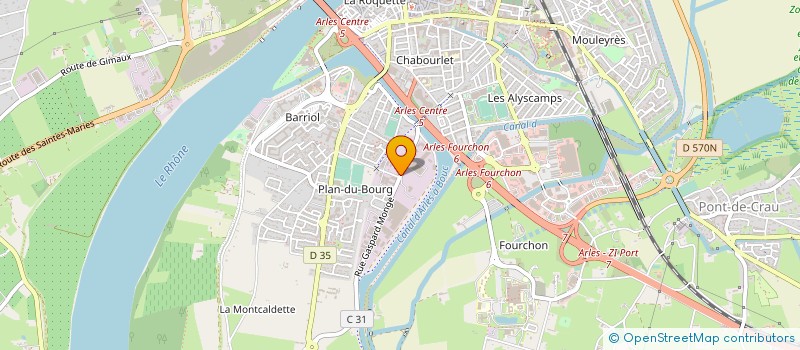 localisation de l'entreprise MONSIEUR JEAN SALINAS à ARLES